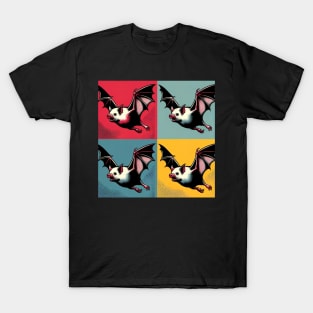 Night Wings Unleashed: Pop Art Bat Extravaganza T-Shirt